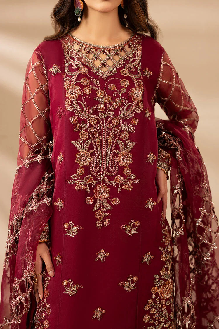 Picture of 3-PC Stitched Embroidered Suit - Available at Raja Sahib