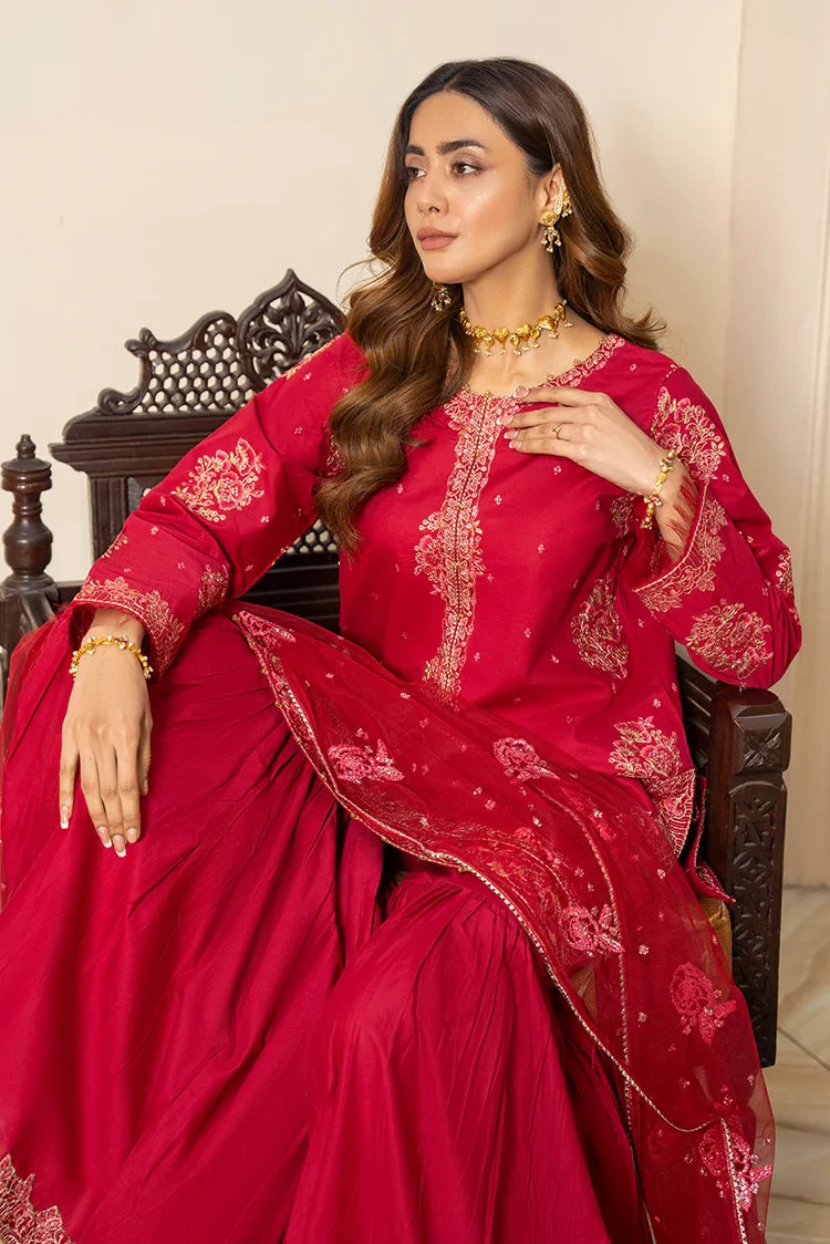 Picture of Ellena - 3-PC Stitched Embroidered Suit - Available at Raja Sahib