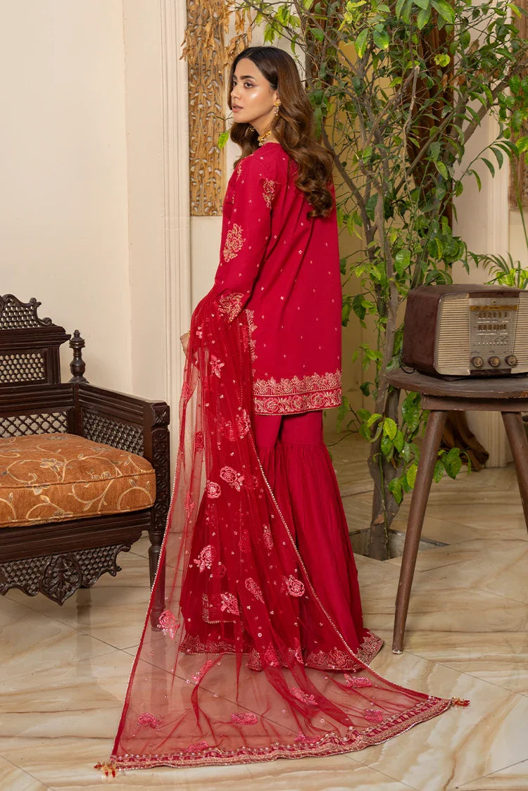 Picture of Ellena - 3-PC Stitched Embroidered Suit - Available at Raja Sahib