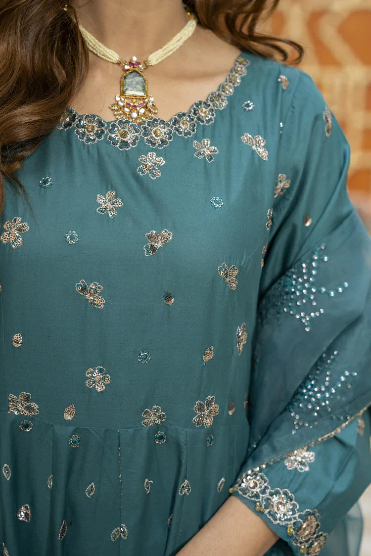 Picture of Ellena - 3-PC Stitched Embroidered Suit - Available at Raja Sahib