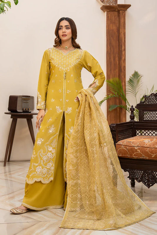 Picture of Ellena - 3-PC Stitched Embroidered Suit - Available at Raja Sahib