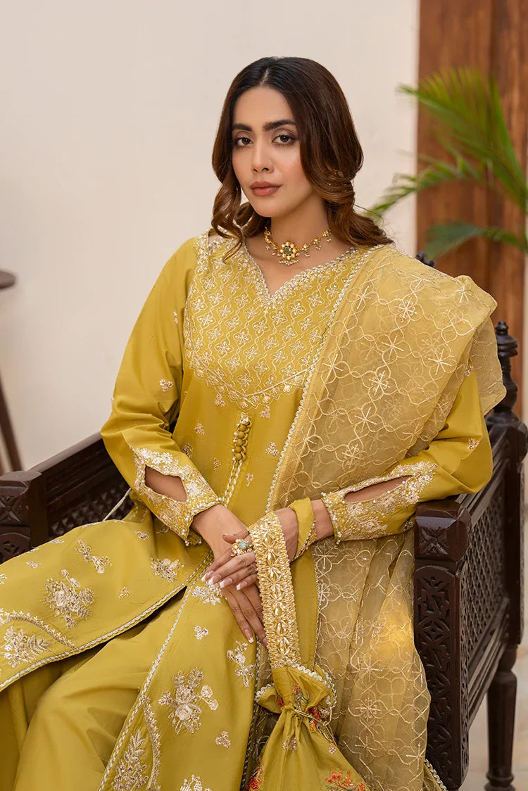Picture of Ellena - 3-PC Stitched Embroidered Suit - Available at Raja Sahib