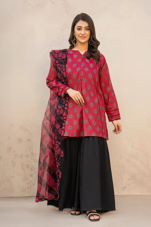 Picture of Ellena - 3-PC Stitched Embroidered Suit - Available at Raja Sahib