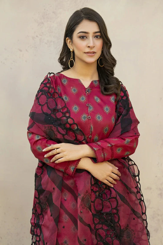 Picture of Ellena - 3-PC Stitched Embroidered Suit - Available at Raja Sahib