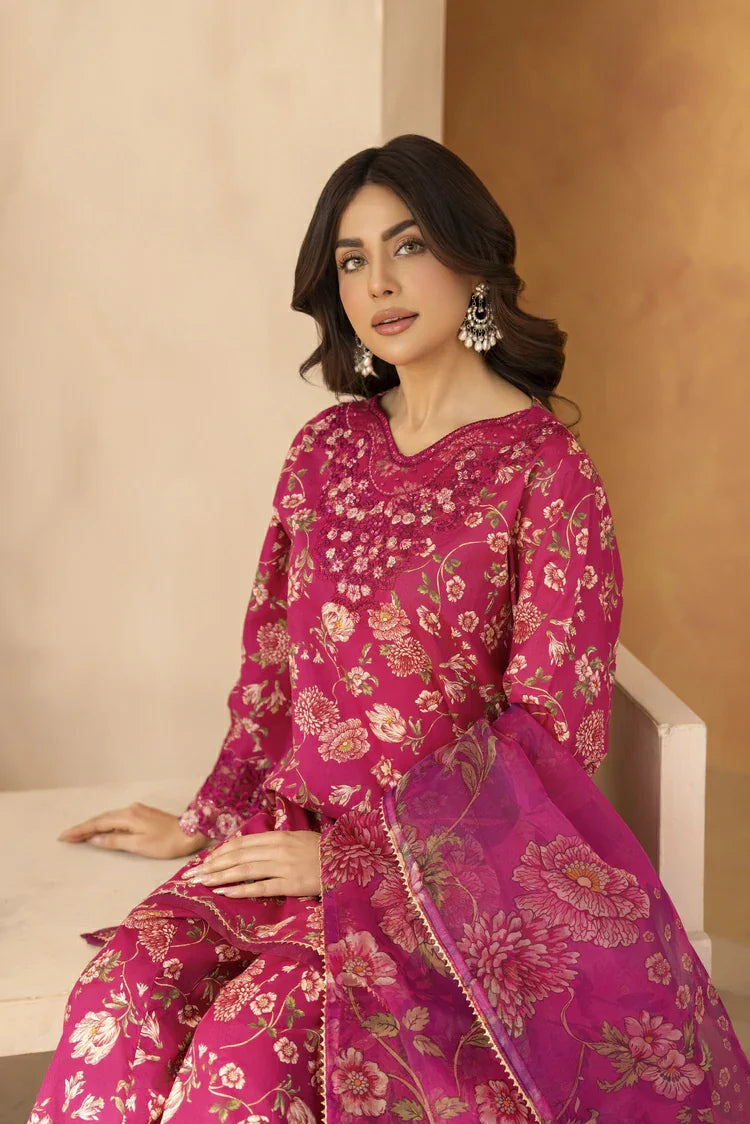 Picture of Ellena - 3-PC Stitched Printed Suit - Available at Raja Sahib