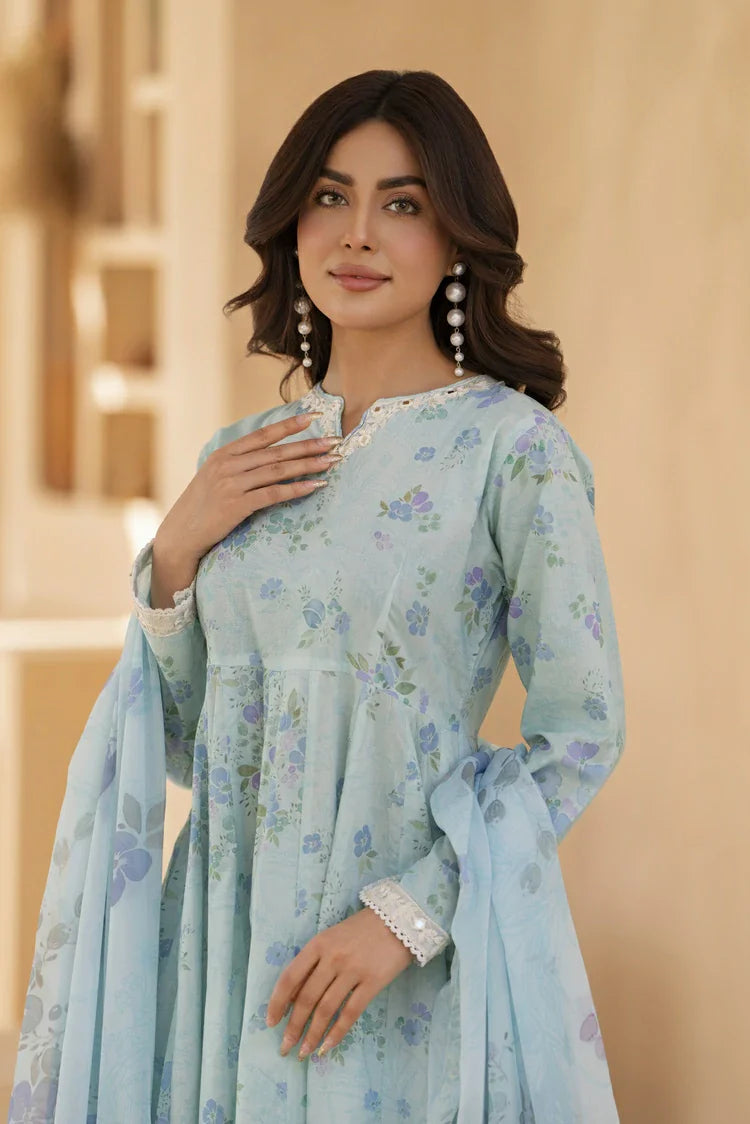 Picture of Ellena - 3-PC Stitched Printed Suit - Available at Raja Sahib
