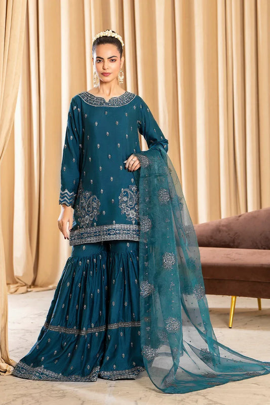 Picture of Ellena - 3-PC Stitched Embroidered Suit - Available at Raja Sahib