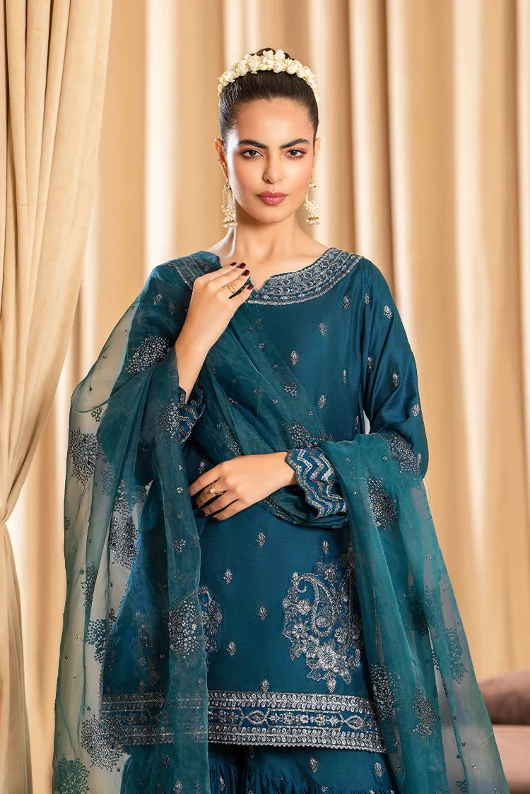 Picture of Ellena - 3-PC Stitched Embroidered Suit - Available at Raja Sahib