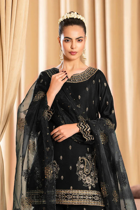 Picture of Ellena - 3-PC Stitched Embroidered Suit - Available at Raja Sahib