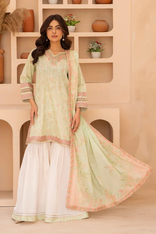 Picture of Ellena - 3-PC Stitched Embroidered Suit - Available at Raja Sahib