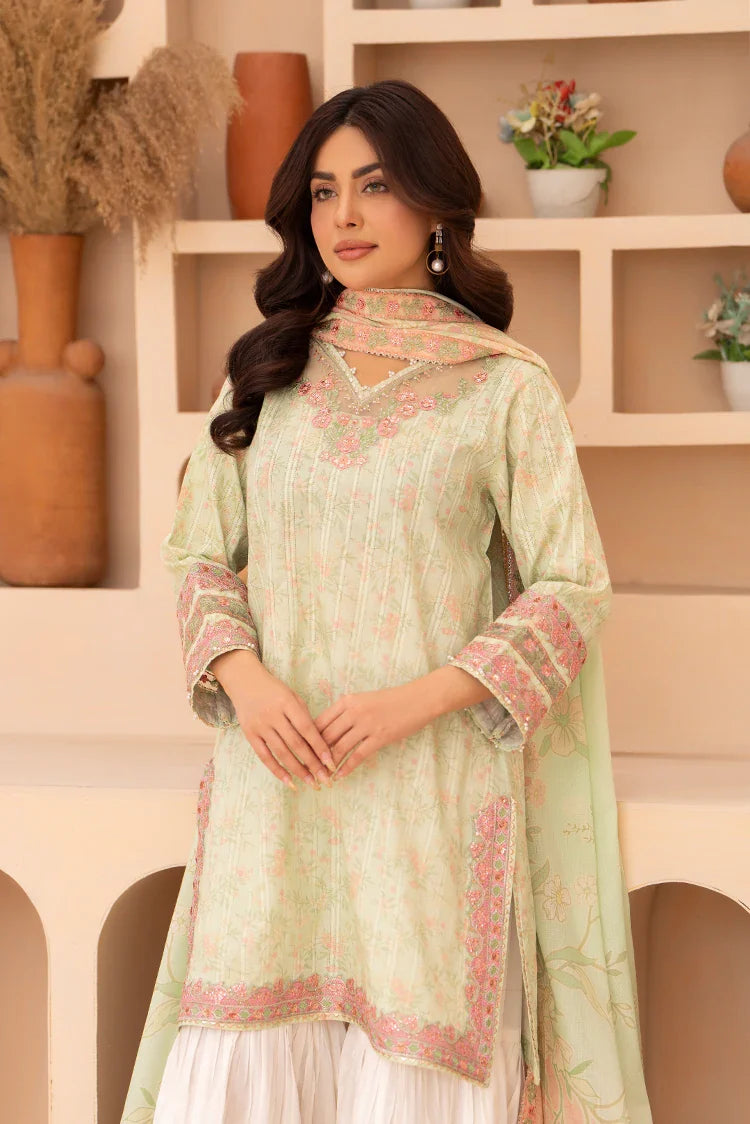 Picture of Ellena - 3-PC Stitched Embroidered Suit - Available at Raja Sahib