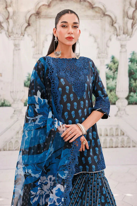 Picture of 3-PC Stitched Embroidered Suit - Available at Raja Sahib
