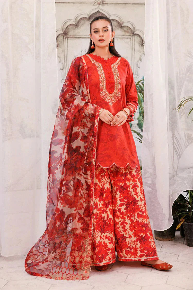 Picture of Ellena - 3-PC Stitched Embroidered Suit - Available at Raja Sahib