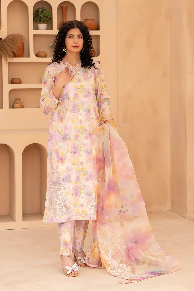 Picture of Ellena - 3-PC Stitched Embroidered Suit - Available at Raja Sahib