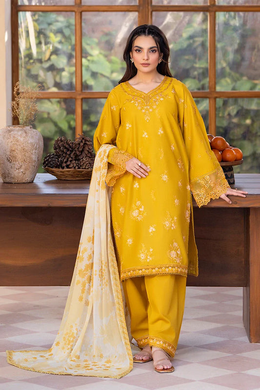 Picture of Ellena - 3-PC Stitched Embroidered Suit - Available at Raja Sahib