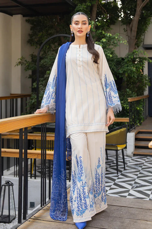 Picture of Ellena - 3-PC Stitched Printed Suit - Available at Raja Sahib