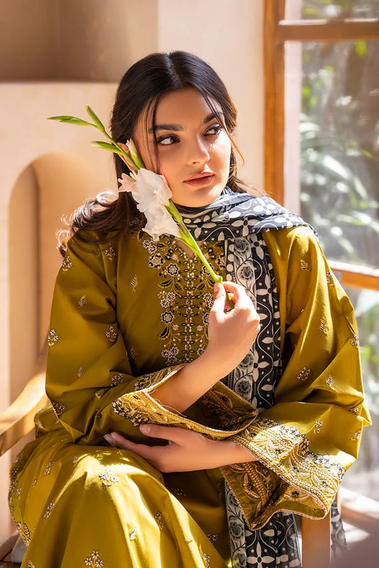 Picture of Ellena - 3-PC Stitched Embroidered Suit - Available at Raja Sahib