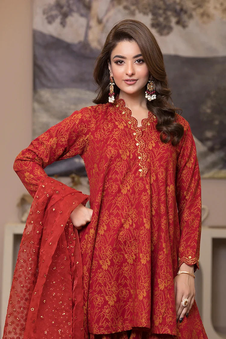 Picture of Ellena - 3-PC Stitched Embroidered Suit - Available at Raja Sahib