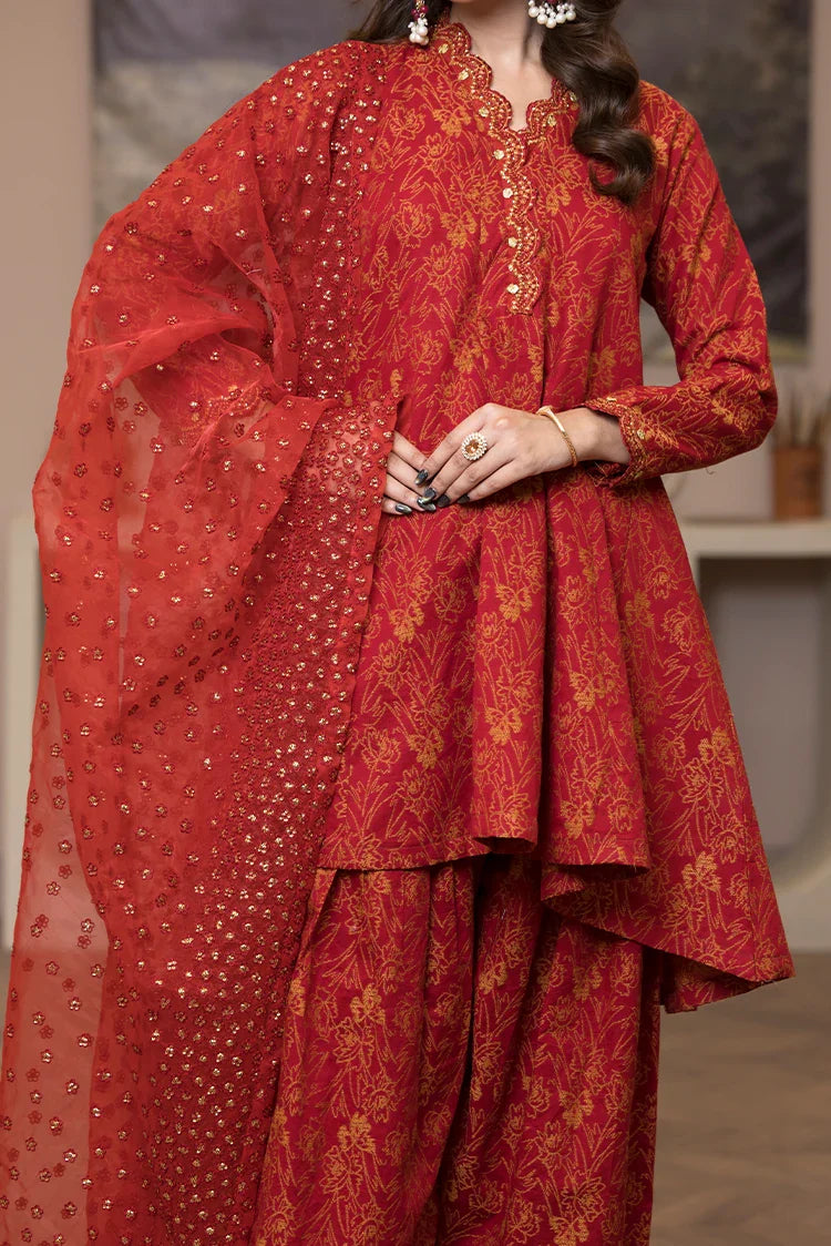 Picture of Ellena - 3-PC Stitched Embroidered Suit - Available at Raja Sahib