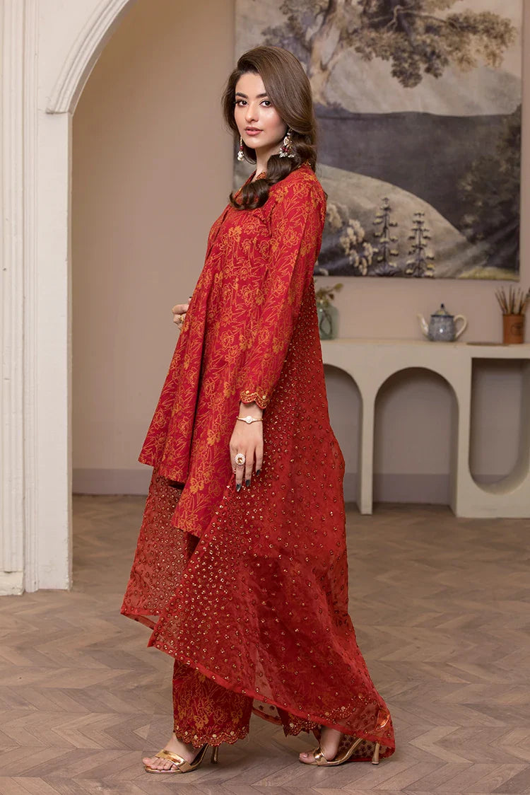 Picture of Ellena - 3-PC Stitched Embroidered Suit - Available at Raja Sahib