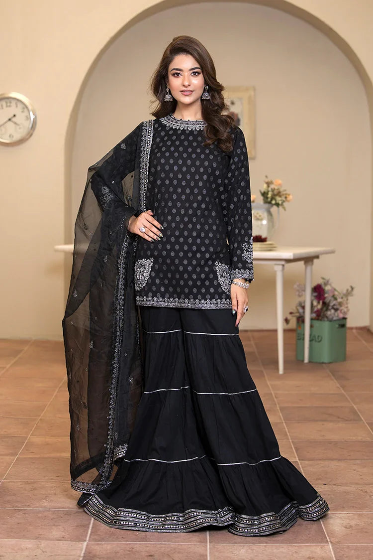Picture of Ellena - 3-PC Stitched Embroidered Suit - Available at Raja Sahib