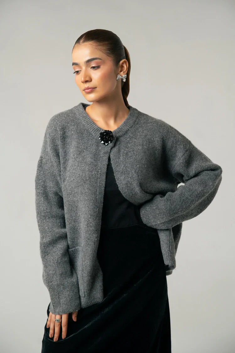 Picture of Ellena - Oversized Knit Sweater - Available at Raja Sahib
