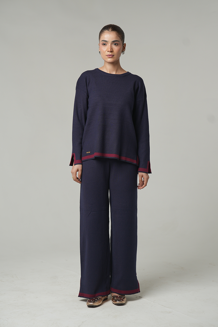 Picture of Knitted Co-Ord Set - Available at Raja Sahib