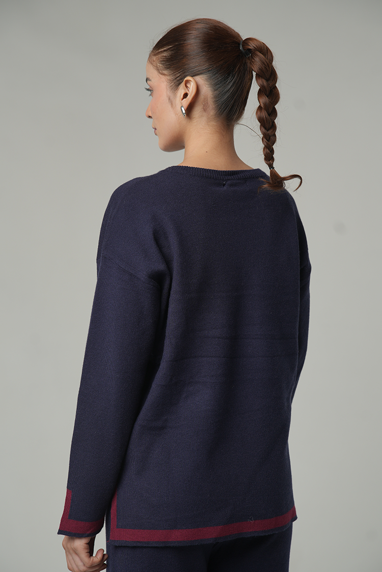 Picture of Knitted Co-Ord Set - Available at Raja Sahib