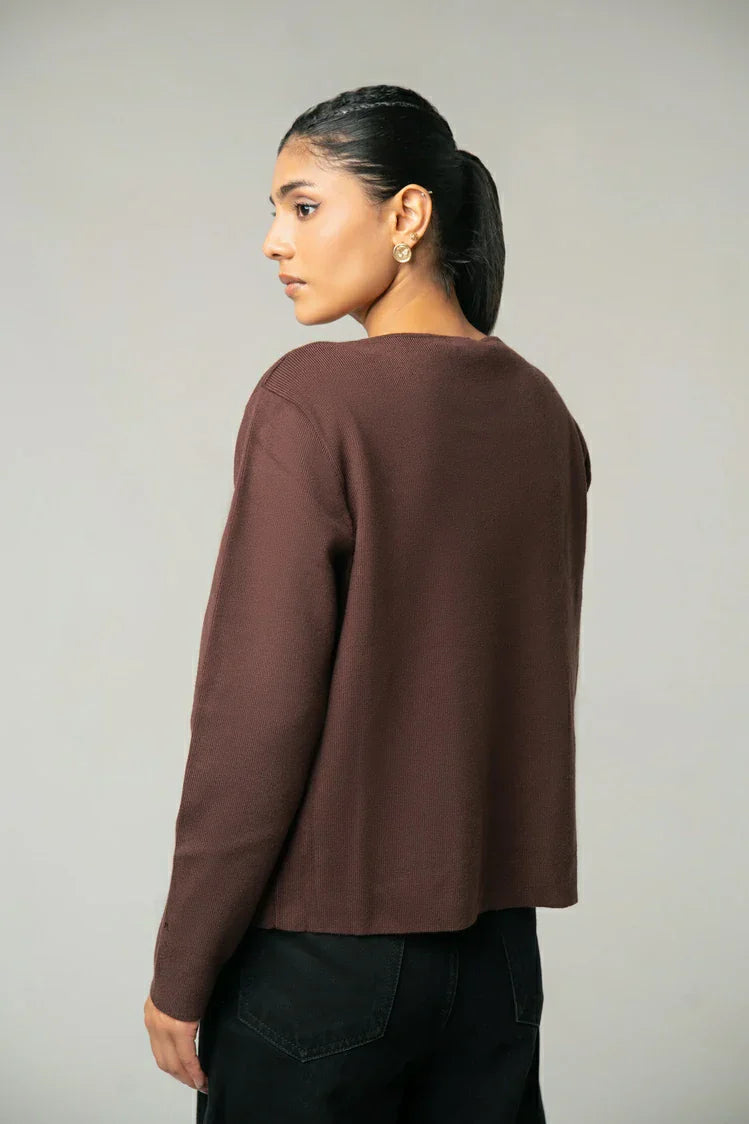 Picture of Full Sleeves Cardigan - Available at Raja Sahib