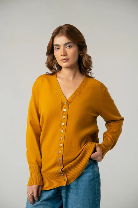 Picture of V-Neck Knit Sweater - Available at Raja Sahib