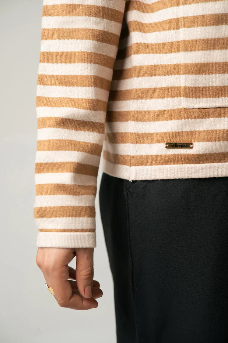 Picture of Striped Knit Sweater - Available at Raja Sahib