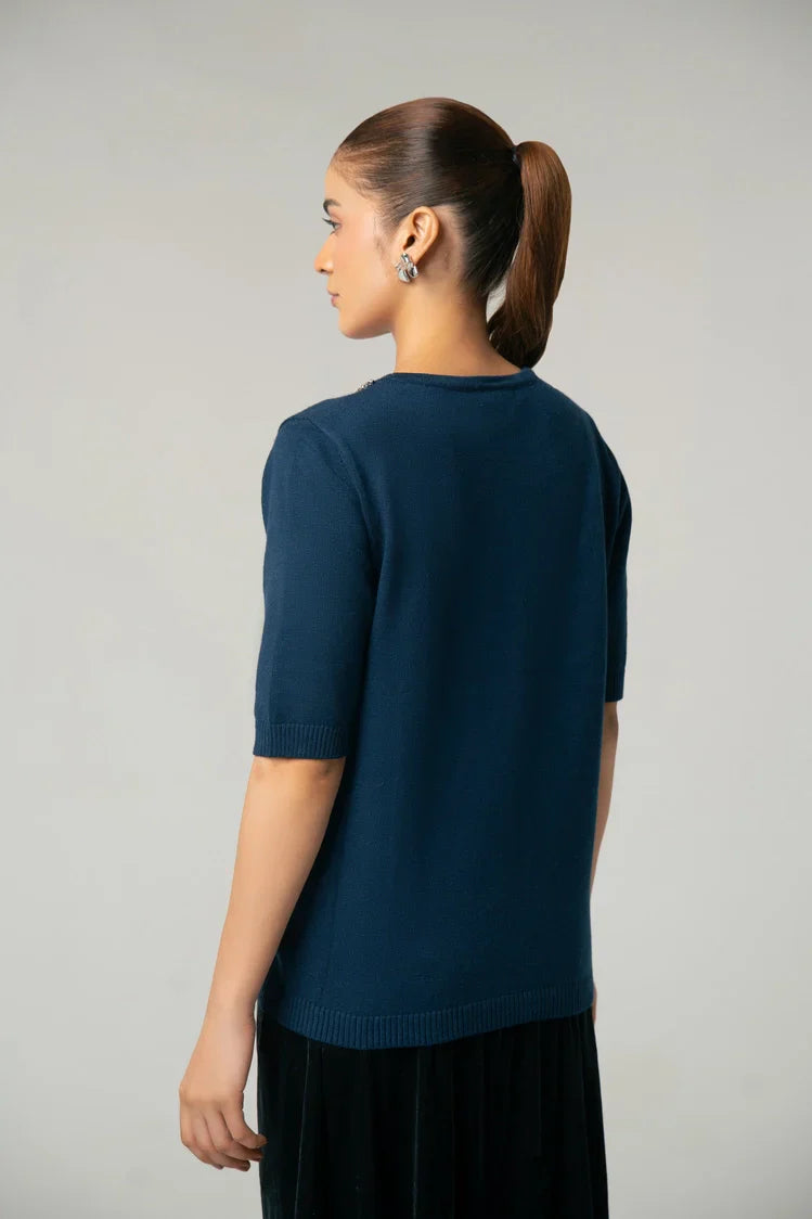 Picture of Short Sleeves Sweater - Available at Raja Sahib