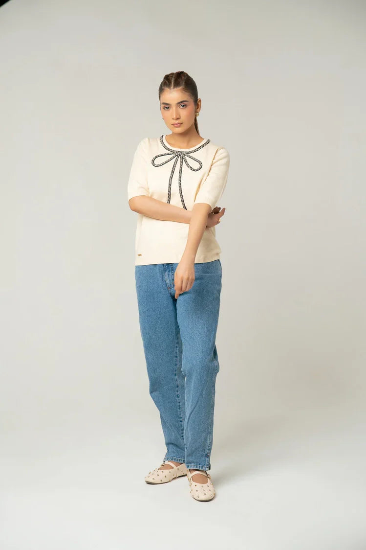 Picture of Short Sleeves Sweater - Available at Raja Sahib