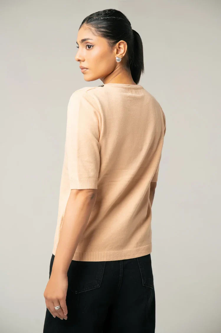 Picture of Short Sleeves Sweater - Available at Raja Sahib