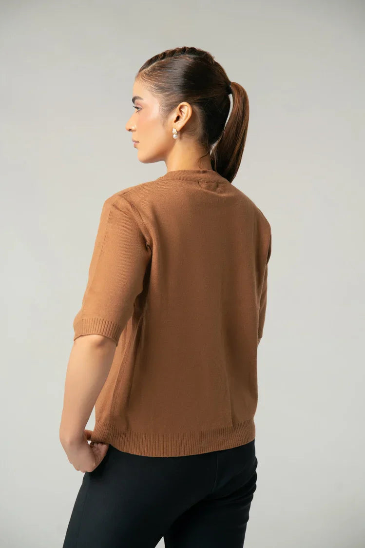 Picture of Short Sleeves Cardigan - Available at Raja Sahib