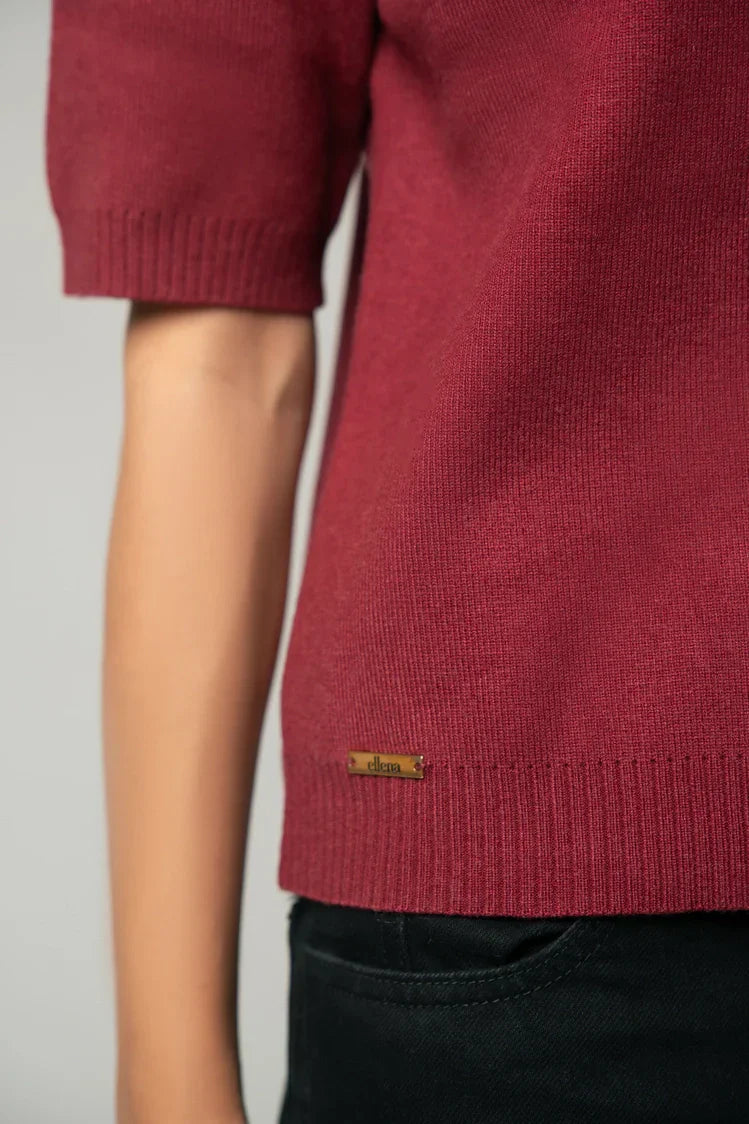 Picture of Ellena - Short Sleeves Cardigan - Available at Raja Sahib