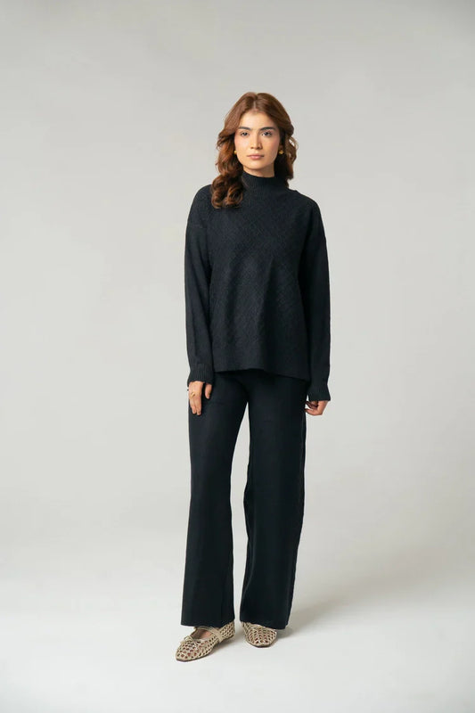 Picture of Turtle Neck Knit Sweater - Available at Raja Sahib