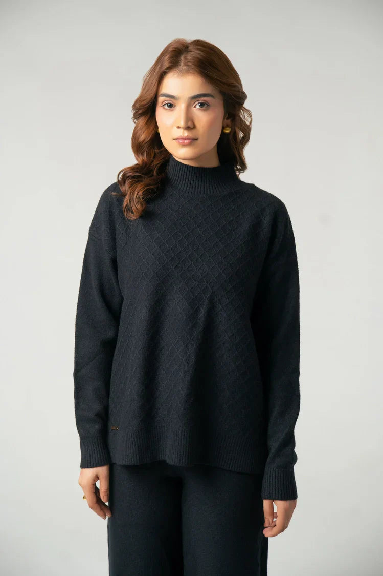 Picture of Turtle Neck Knit Sweater - Available at Raja Sahib