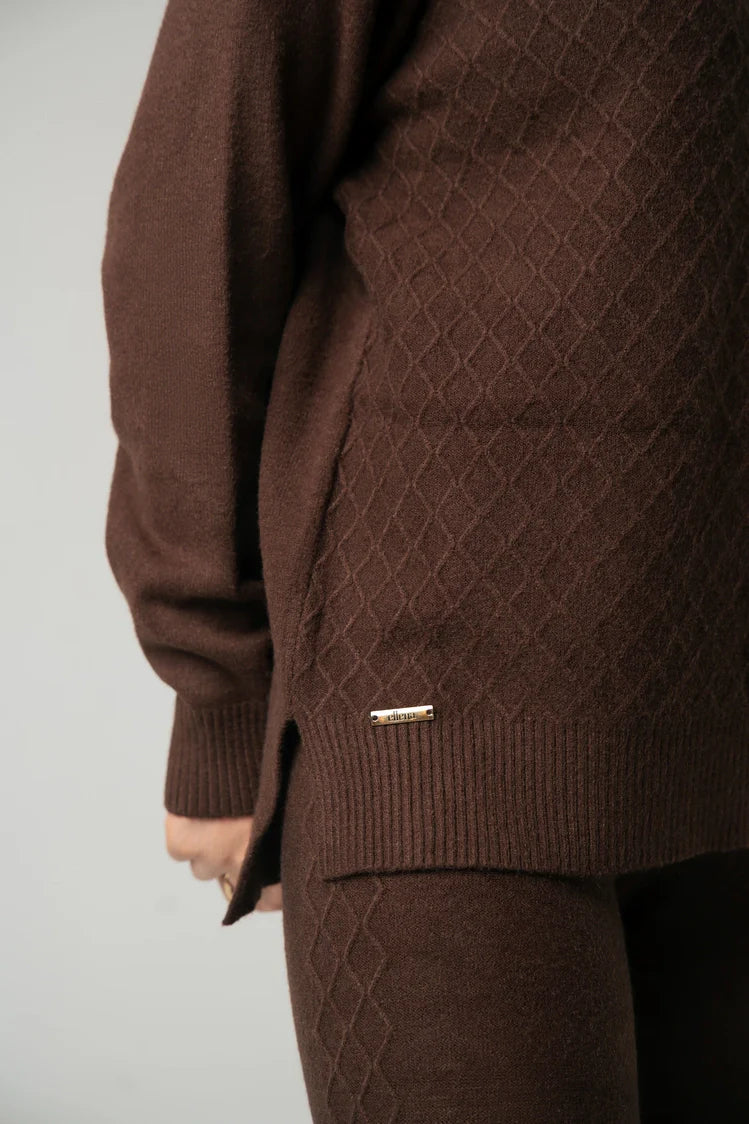 Picture of Ellena - Knitted Co-Ord Set - Available at Raja Sahib