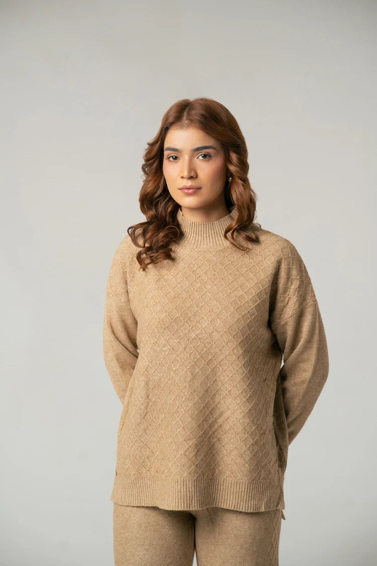 Picture of Ellena - Knitted Co-Ord Set - Available at Raja Sahib