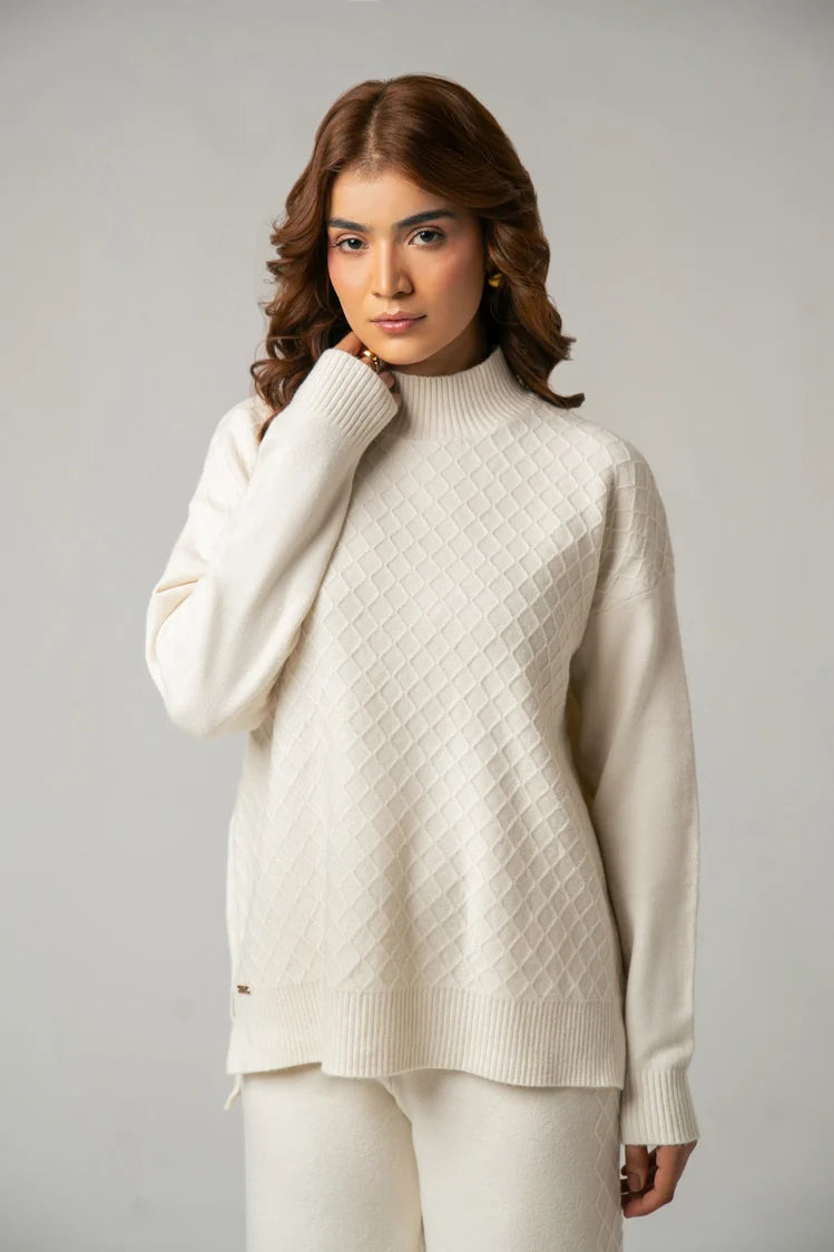 Picture of Ellena - Knitted Co-Ord Set - Available at Raja Sahib
