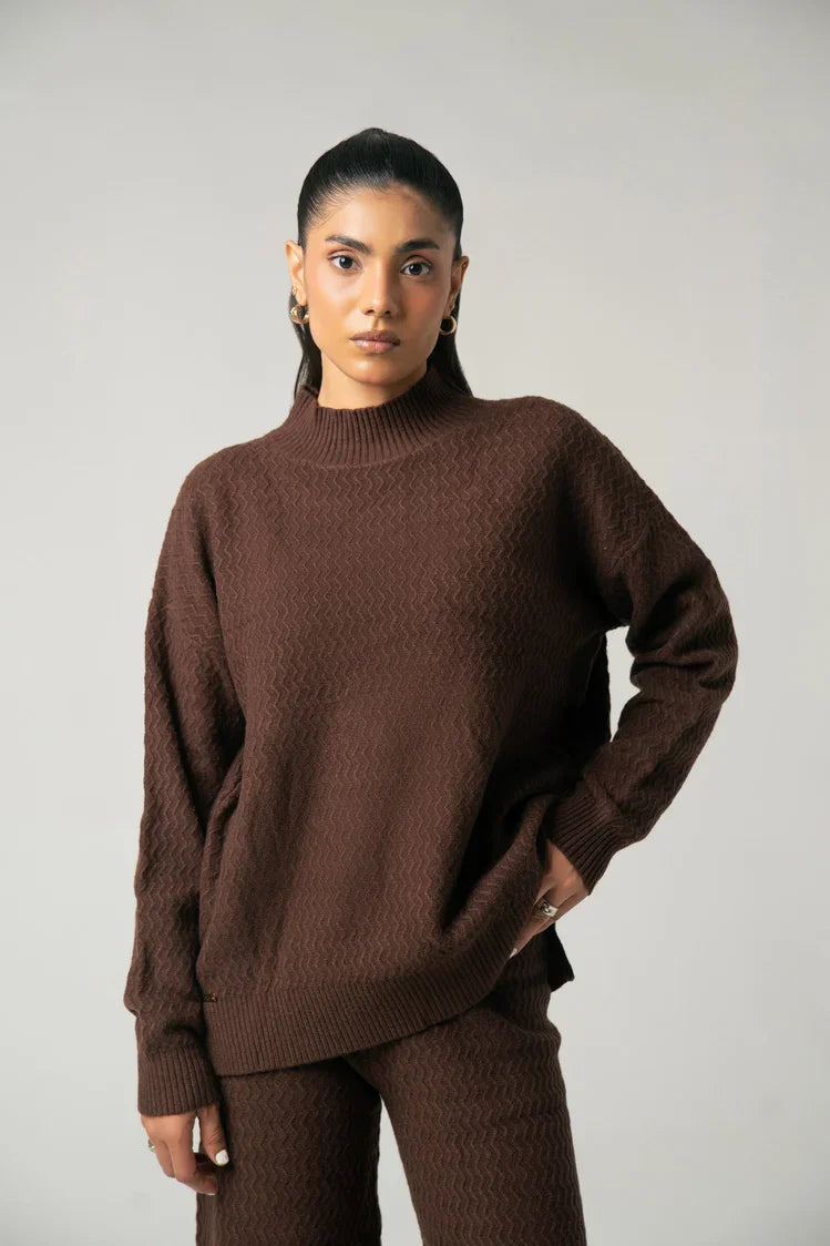 Picture of Knitted Co-Ord Set - Available at Raja Sahib