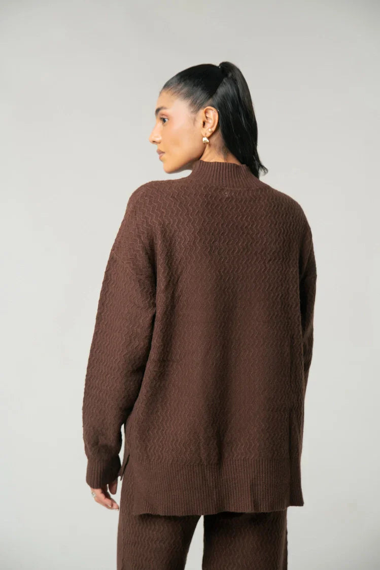 Picture of Knitted Co-Ord Set - Available at Raja Sahib