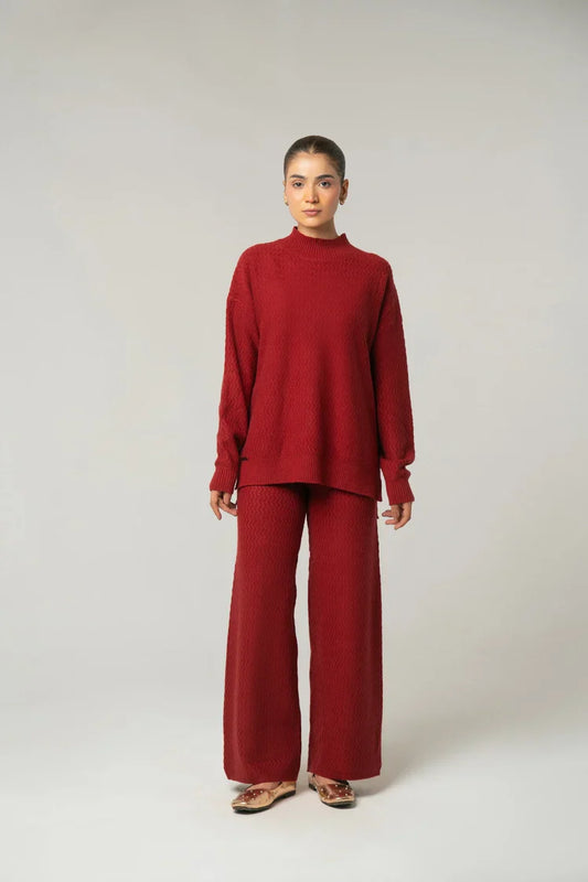 Picture of Knitted Co-Ord Set - Available at Raja Sahib