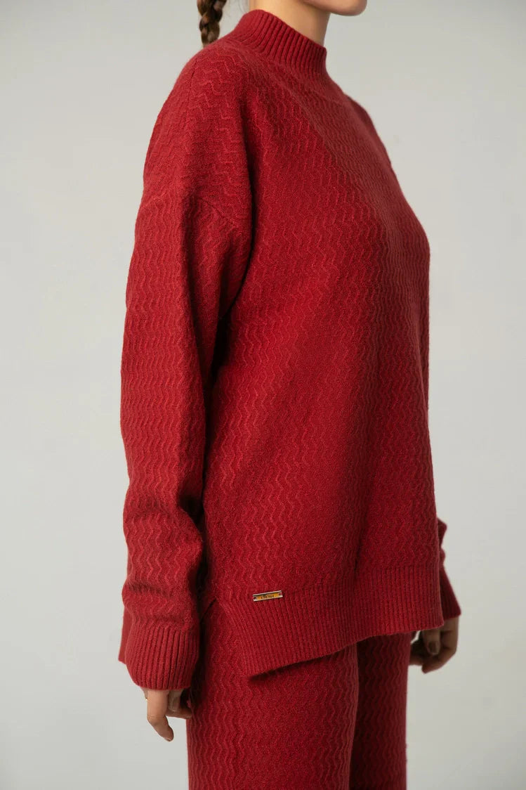 Picture of Knitted Co-Ord Set - Available at Raja Sahib