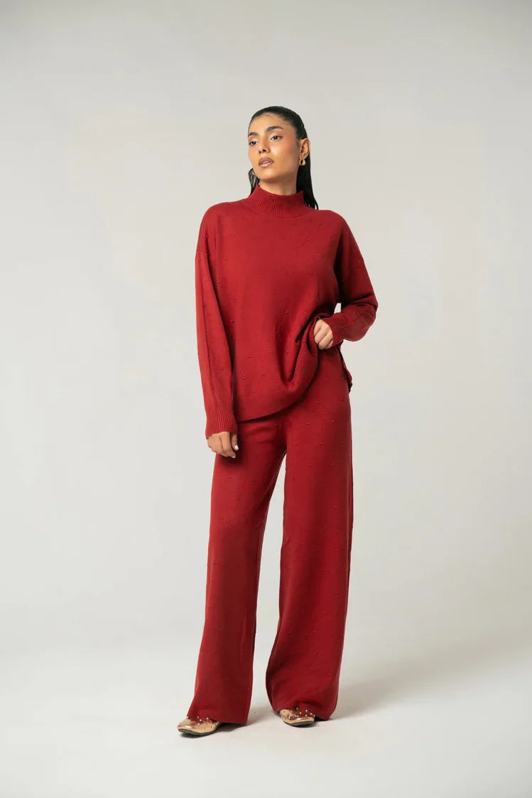 Picture of Knitted Co-Ord Set - Available at Raja Sahib