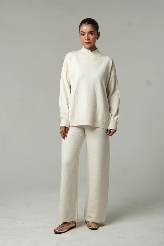 Picture of Knitted Co-Ord Set - Available at Raja Sahib