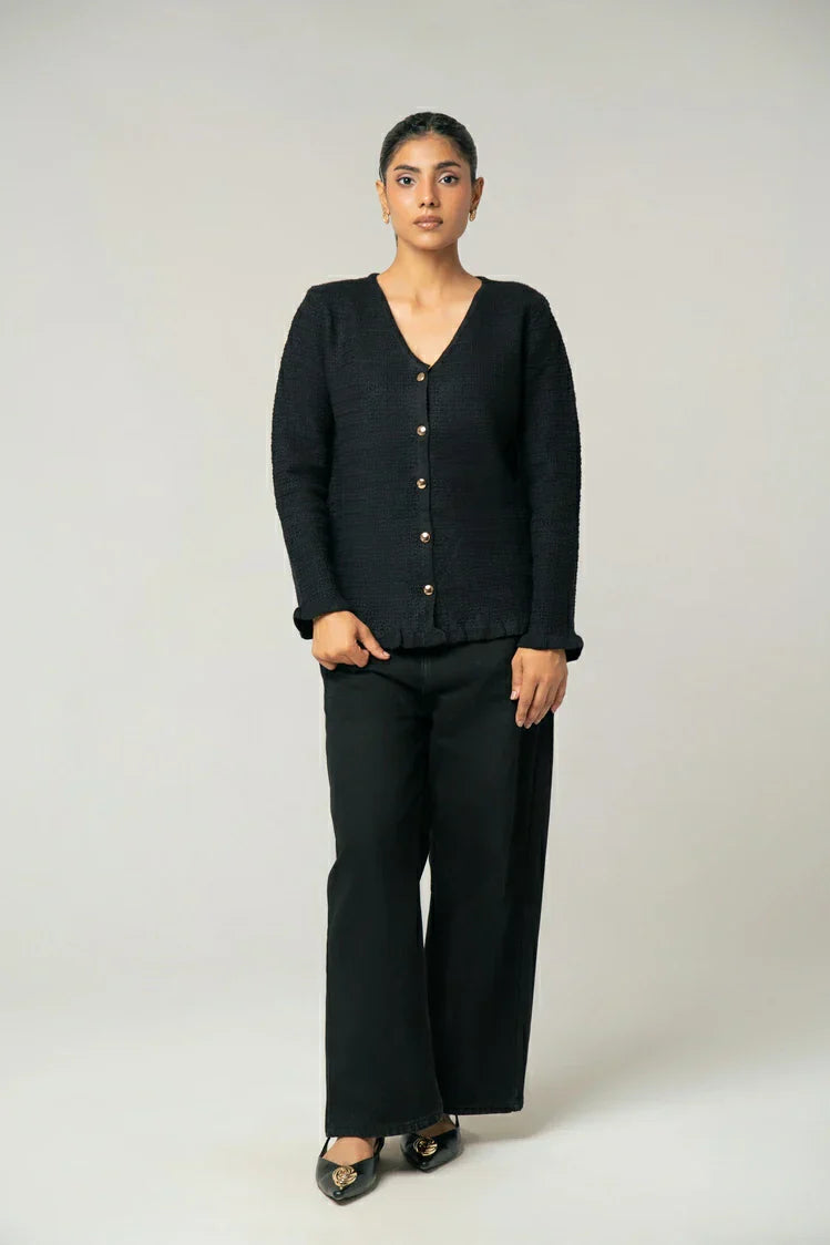 Picture of V-Neck Knit Sweater - Available at Raja Sahib