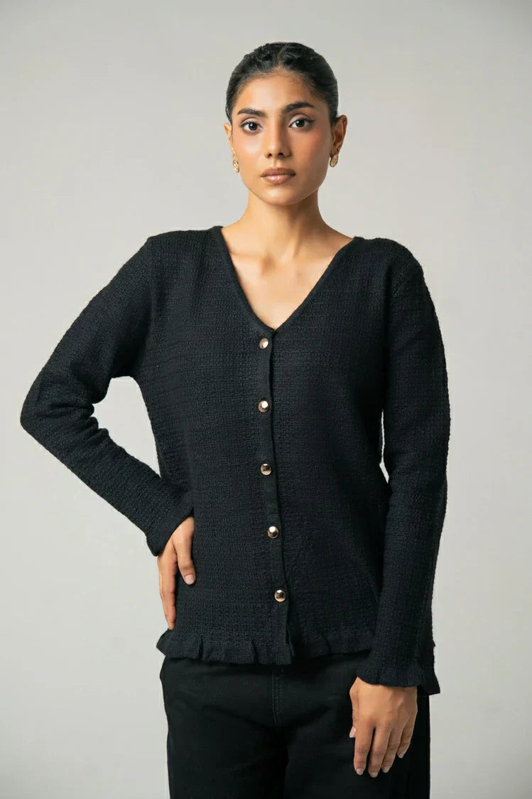 Picture of V-Neck Knit Sweater - Available at Raja Sahib