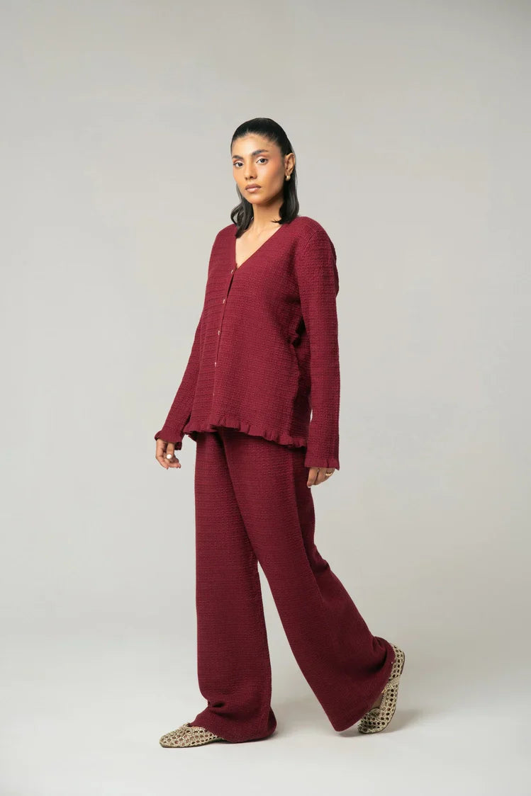 Picture of V-Neck Knit Sweater - Available at Raja Sahib